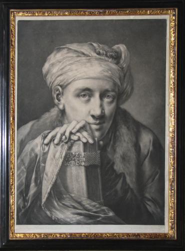 Thomas Frye: Man with turban and book