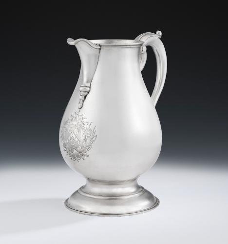 An extremely fine George II Beer Jug made in London in 1752 by William Shaw II & William Priest