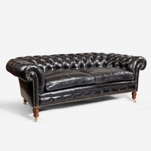 A fine late Victorian Chesterfield sofa