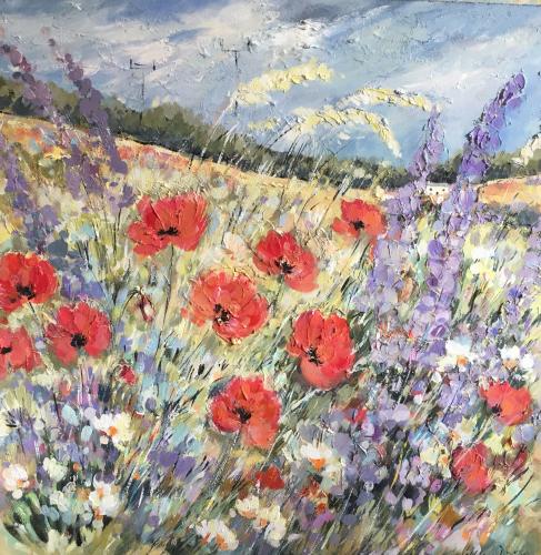 Poppies on the Breeze, Gillian Durno (b.1970)