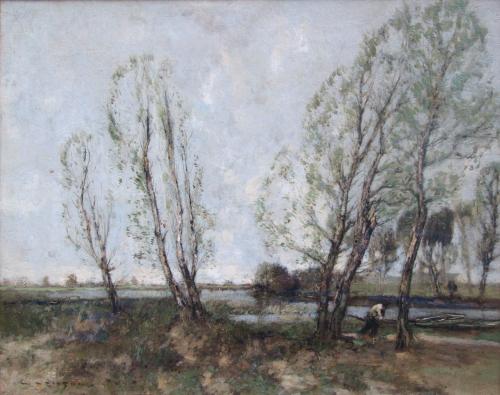 The Stour near Christchurch, William Alfred Gibson (1866-1931)