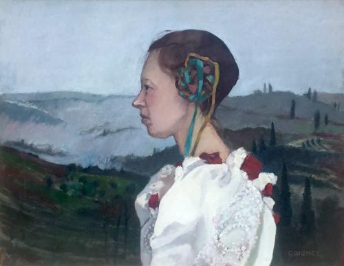 Little Tuscan Portrait, Alexandra Gardner (b.1945)