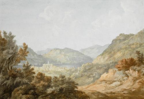 Lake Como, Italy, by John 'Warwick' Smith (1749-1831)