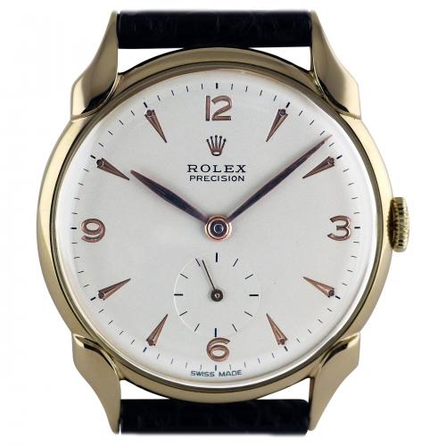 Rolex Precision Gold Wristwatch, 1958