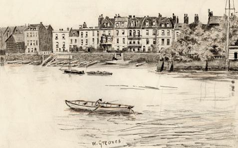 Chelsea Embankment, Walter Greaves (1846-1930)