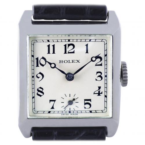 Silver Art Deco Rolex Wristwatch, 1926