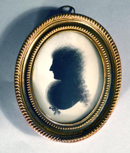 Portrait  Silhouette Profile of Mrs. Graydon, Attributed to John Thomason