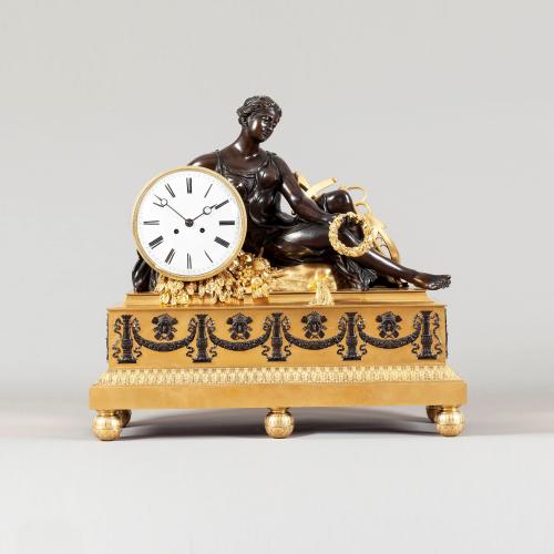 An Important French Mantle Clock in the Louis XVI Manner