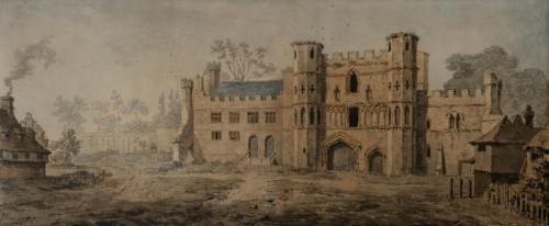 The Abbey Gatehouse, Battle Abbey, Sussex, John Inigo Richards, RA, FSA (British, 1731–1810)