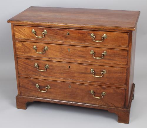 George III period mahogany chest-of-drawers