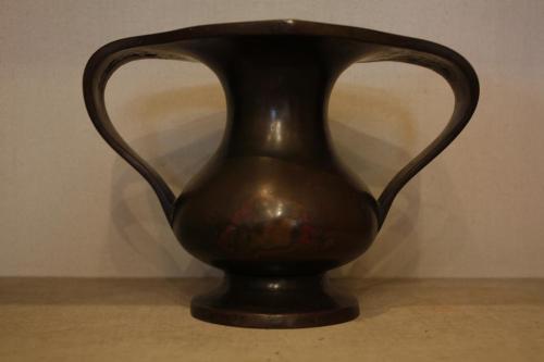 Japanese Bronze Temple Vase, Edo Period