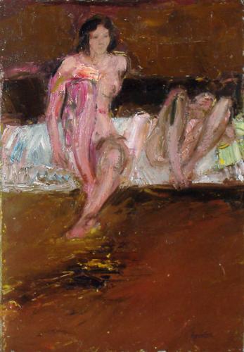 Two Nudes, John Houston (1930-2008)