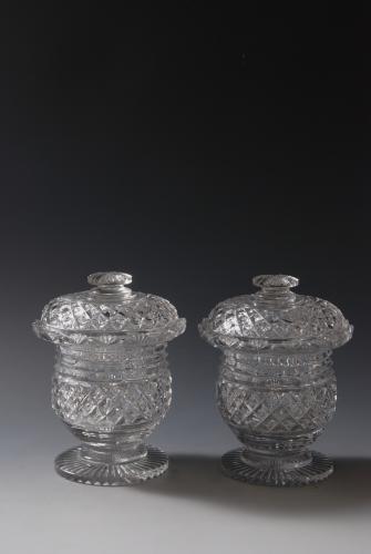 Pair of covered preserves