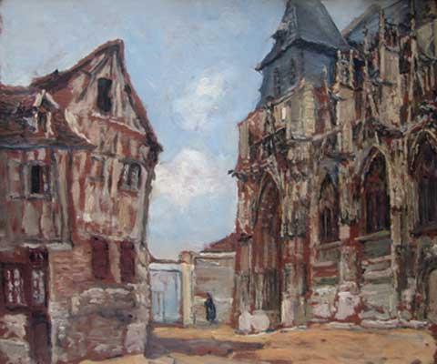 Cathedral, Rouen, Alexander Jamieson I.S., R.O.I (1873-1937)