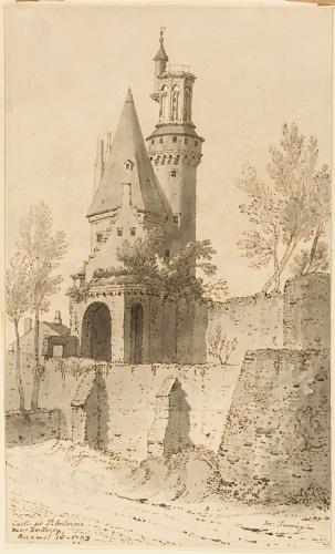The Castle at St Antoine near Fontenoy, Belgium, Joseph Farington, R.A.