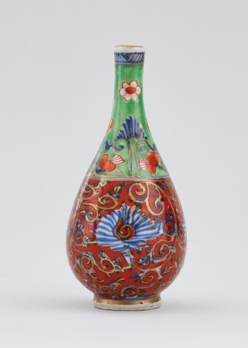 A Chinese Miniature Clobbered Vase