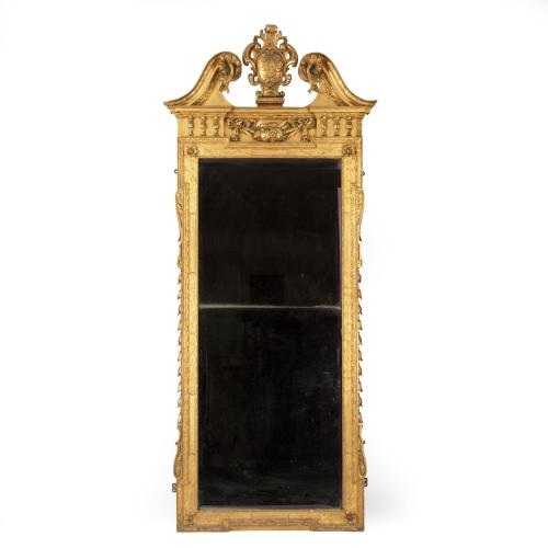 Victorian giltwood mirror after a design by William Kent
