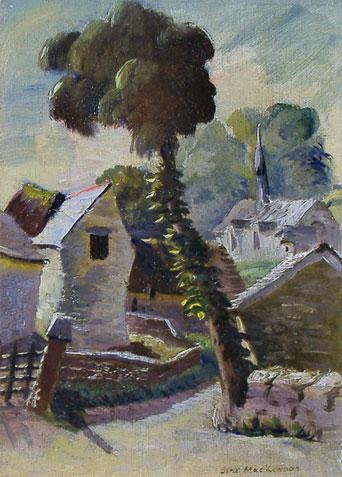 Paysage en Bretagne, Sine MacKinnon (1901-1997)