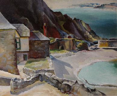 A Little Cornish Cove, Sine MacKinnon (1901-1997)