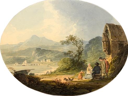 A Farmstead by the Sea, Mountains Beyond, William Payne