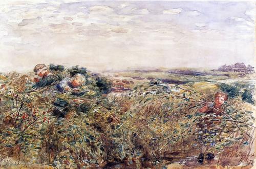 Gathering Brambles, William McTaggart R.S.A., V.P.R.S.W. (1835-1910)
