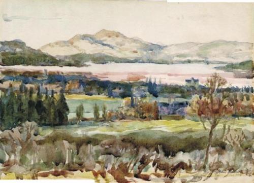 Winter, Loch Lomond, John Miller R.S.A., P.R.S.W., S.S.A. (1911-1975)