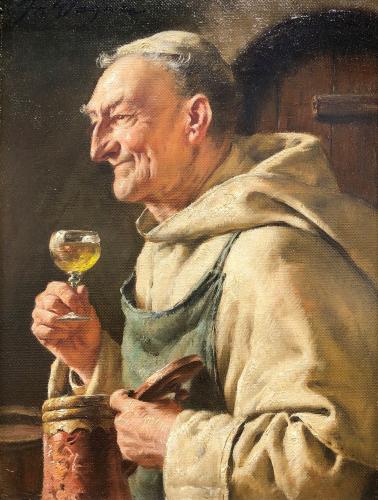 Fritz Wagner (German 1896–1939) A Good Drink