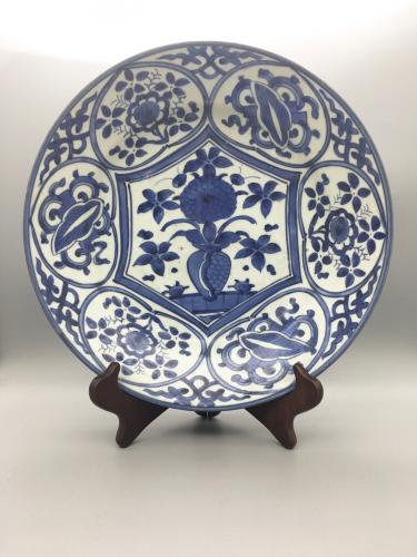 Blue and White Arita Porcelain plate- C1660