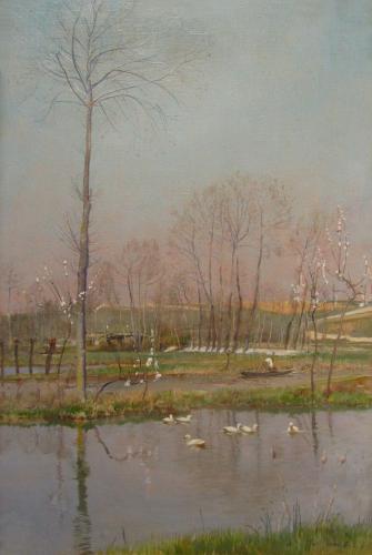 French River Landscape, Sir David Murray R.A., H.R.S.A. (1849-1933)