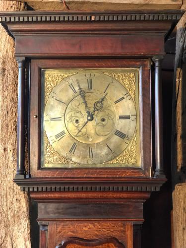Oak Long Case Clock Circa 1750