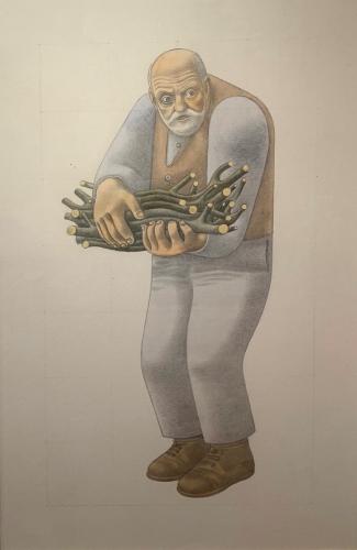 The Wood Gatherer, William Roberts, RA