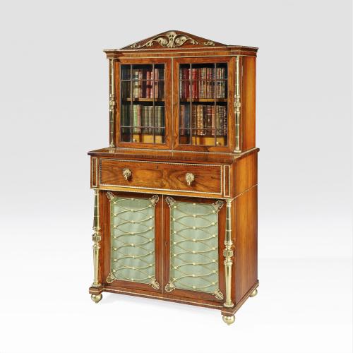 A Regency Period Secretaire Bookcase Attributed to John McLean of London
