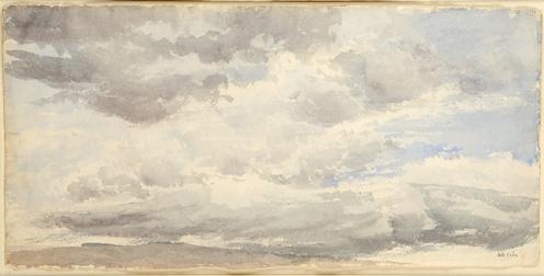 Study of Clouds, Lionel Bicknell Constable 1828-1884