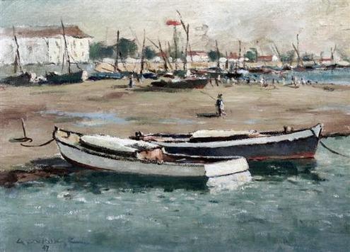 George Pilkington (1879-1958) Hoetyes Bay, Saldanha Bay