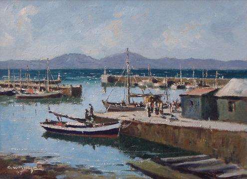 George Pilkington (1879-1958) Kalk Bay Harbour, South Africa