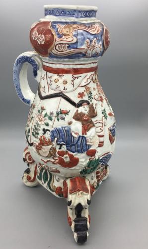 Coloured Porcelain, Tripod Cistern Circa 1700