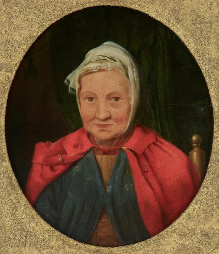 John Downman (1750-1824), Benjamin West's Landlady in Rome