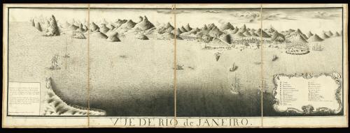 A plan of Rio de Janeiro by the Comte de Breteuil