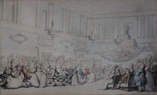 Comforts of Bath: The Assembly Ball, Thomas Rowlandson (1756-1827)
