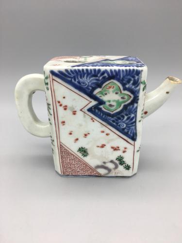 Coloured Porcelain, Square Section Ewer Circa 1700