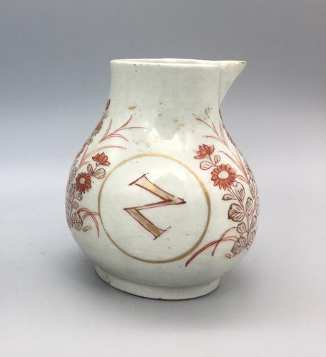 Coloured Porcelain, Oil jug, Circa 1700