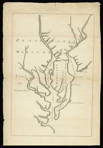 Agreement & Map "Settling" the Pennsylvania-Maryland Boundary Dispute