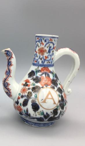 Coloured Porcelain, A Teapot, Circa 1700