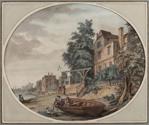The Berkshire House, Putney, Samuel Hieronymus Grimm (Swiss 1733-1794)