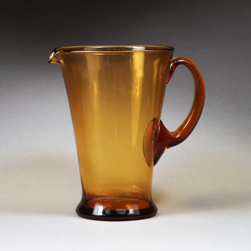 An early 20th century glass jug