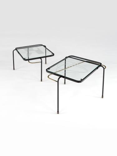 Pair of Nesting Tables by Mathieu Mategot