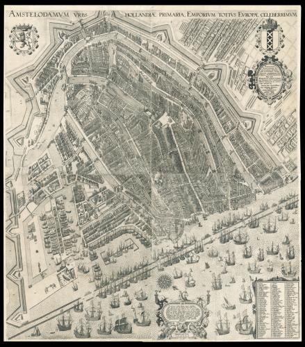 One of the most influential maps of Amsterdam, BAST, Pieter