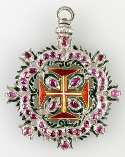Ruby order of Christ. Portuguese, 18th century