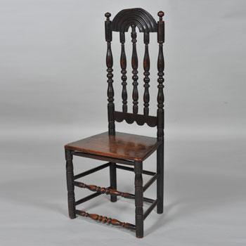 18th century Oak Slat Back Chair