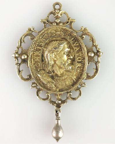 Profile of Christ medal. German, early 18th century